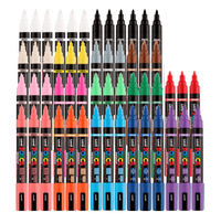 POSCA PC-5BR brush tip 60 pack in 16 assorted colours