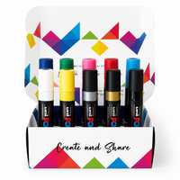 POSCA PC-17K 10 colour paint marker set in PoscART Create and Share packaging