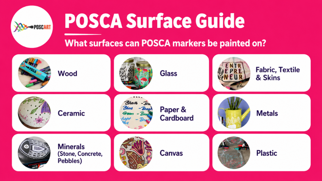 What Surfaces Do POSCA Pens Work On? The Ultimate Australian Artist’s Guide