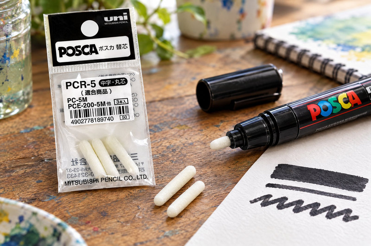 Restoring a POSCA marker with replacement nibs