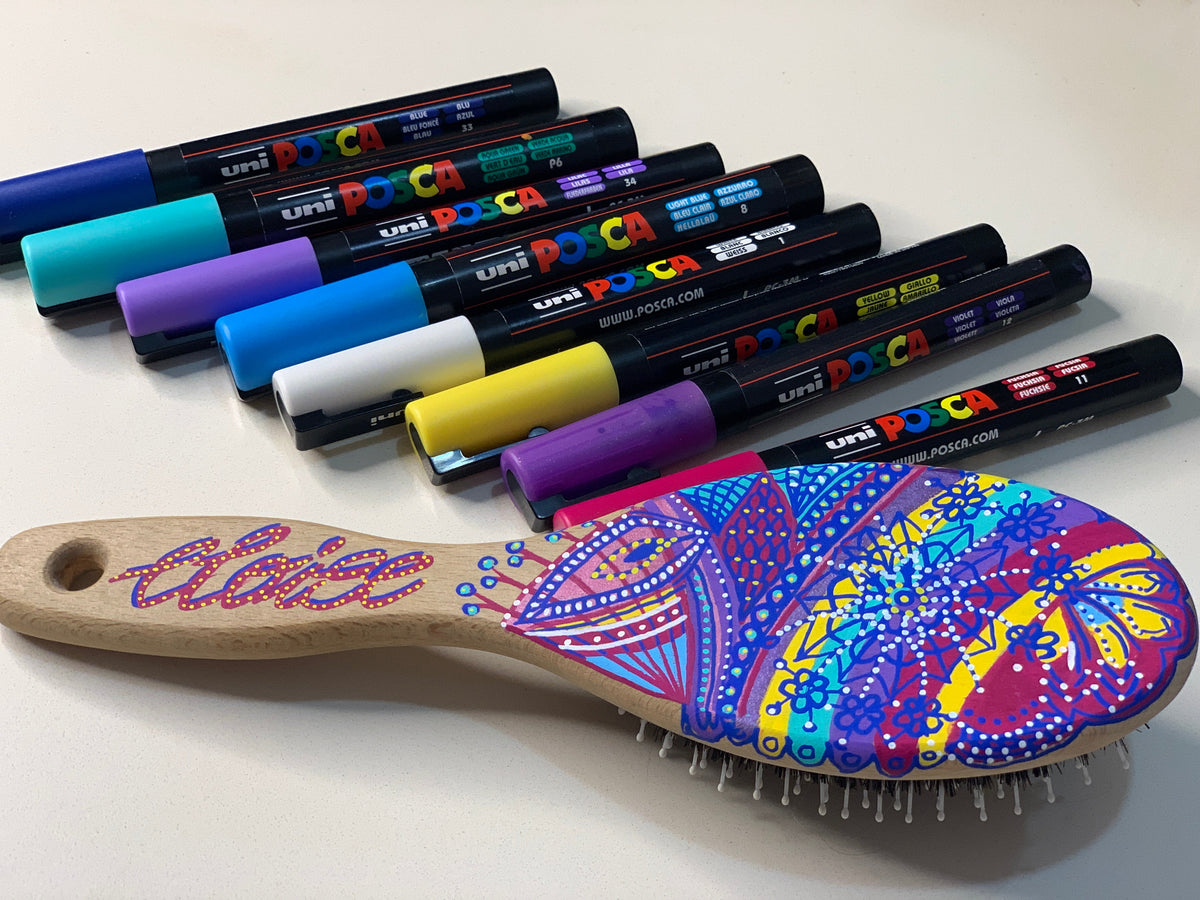 Create Stunning Personalised Art on Wood with Posca Markers