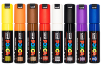 POSCA PC-7M Indigenous Traditional tones wallet of 8 broad tip paint markers