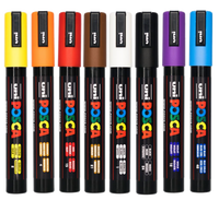 POSCA PC-5M Indigenous Traditional colour tones wallet of 8 in packaging