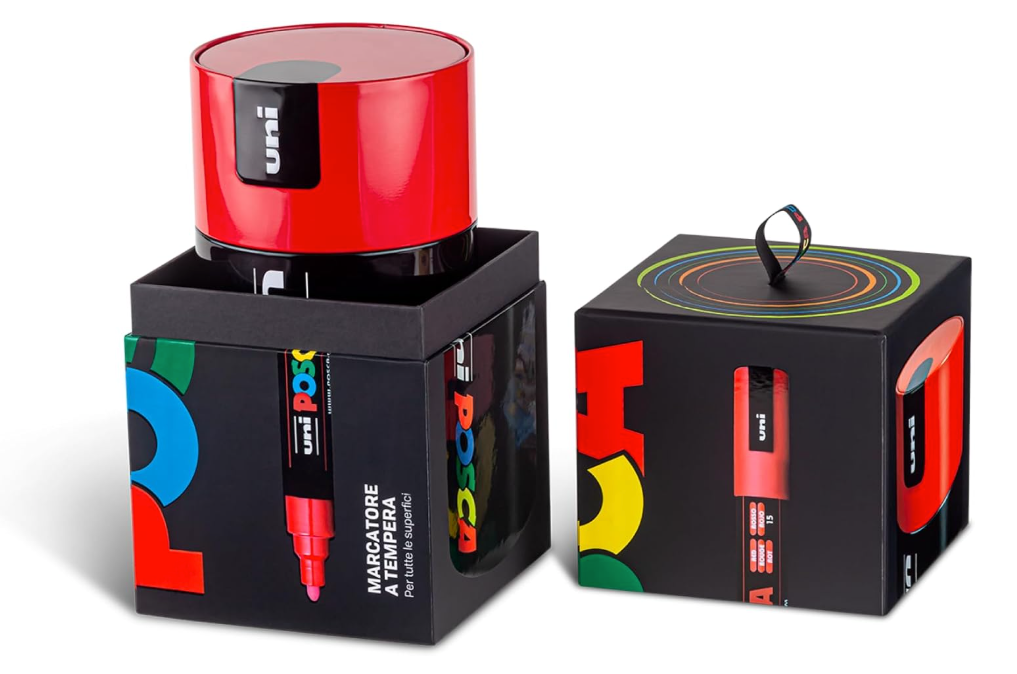 POSCA 20 piece PC-5M gift tin with markers