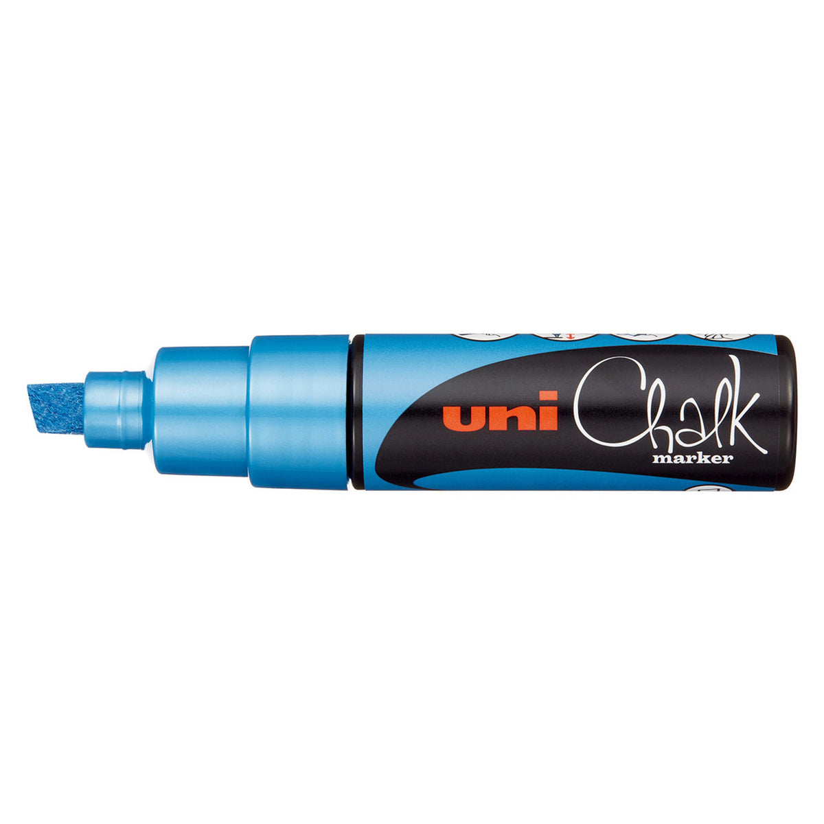 UNI PWE-8K Liquid Chalk Marker Broad Chisel Tip (All Colours Available)-5