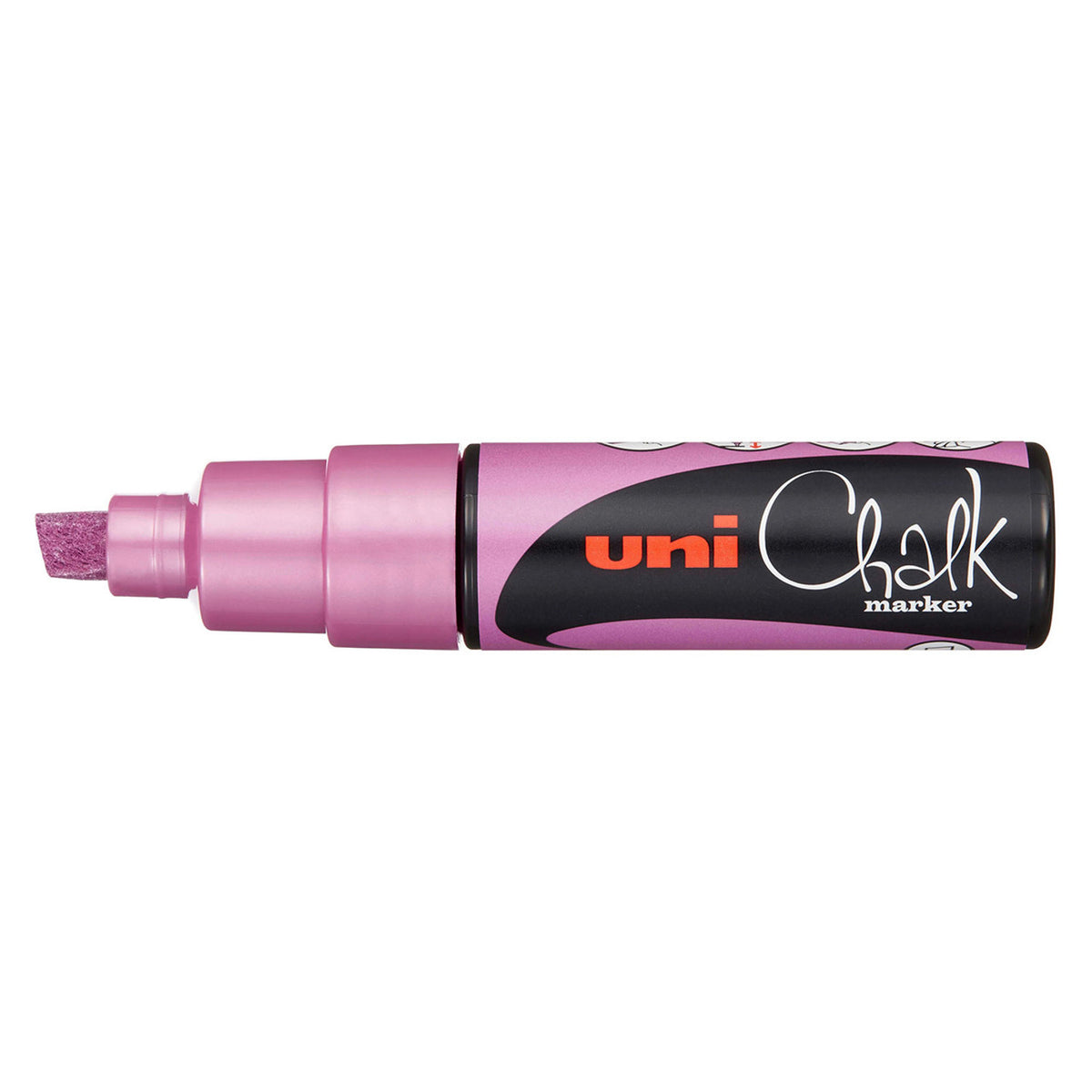UNI PWE-8K Liquid Chalk Marker Broad Chisel Tip (All Colours Available)-11