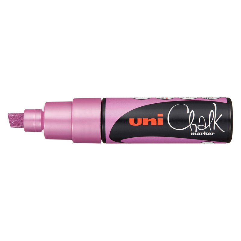 UNI PWE-8K Liquid Chalk Marker Broad Chisel Tip (All Colours Available)-11