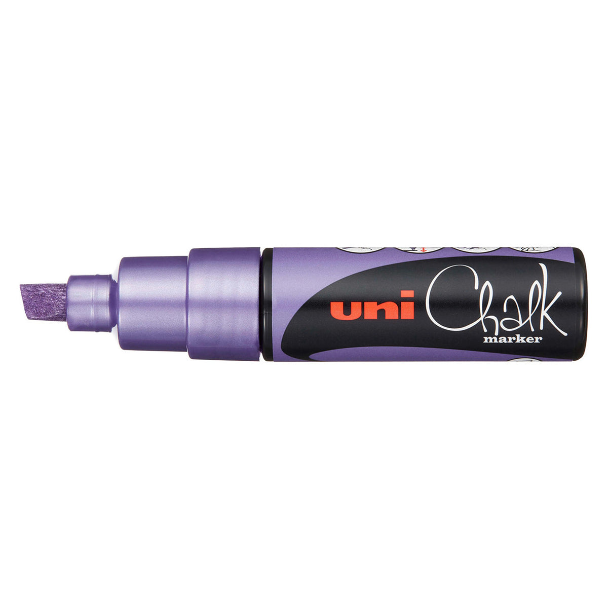 UNI PWE-8K Liquid Chalk Marker Broad Chisel Tip (All Colours Available)-13