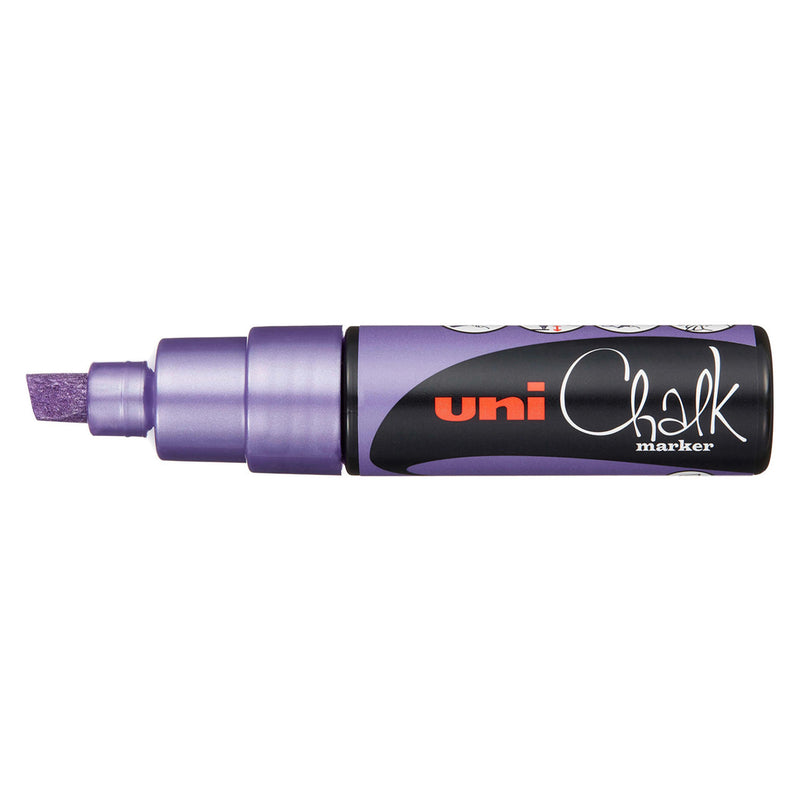 UNI PWE-8K Liquid Chalk Marker Broad Chisel Tip (All Colours Available)-13