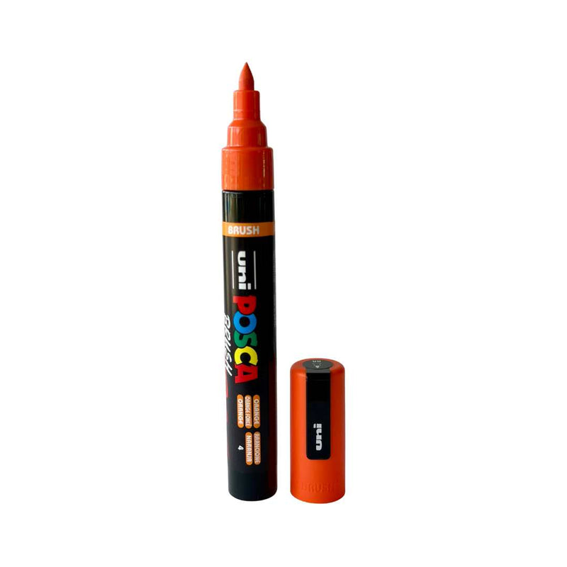 POSCA PC-5BR Paint Marker Medium Brush Tip (All Colours Available)-16