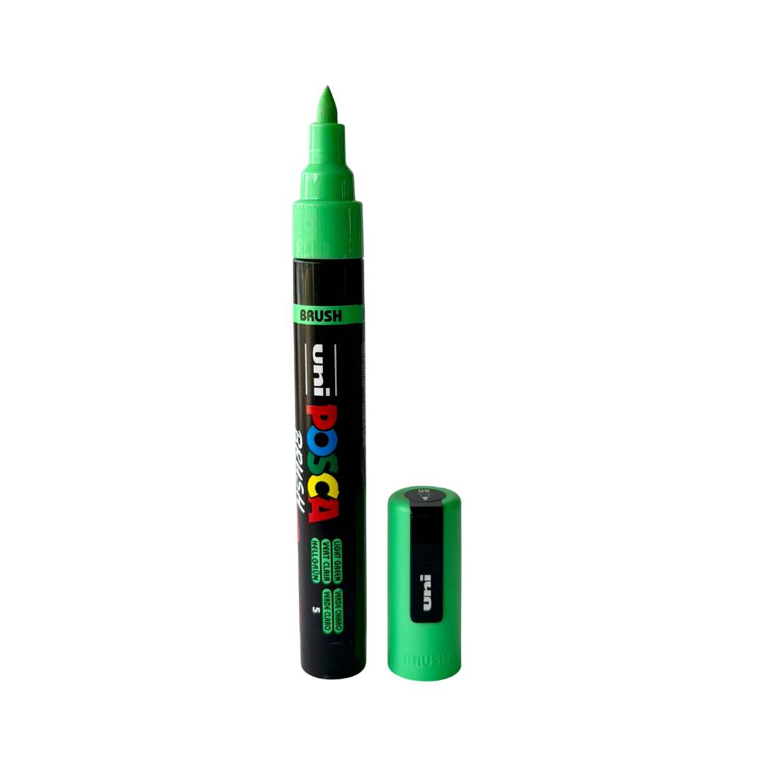 POSCA PC-5BR Paint Marker Medium Brush Tip (All Colours Available)-17