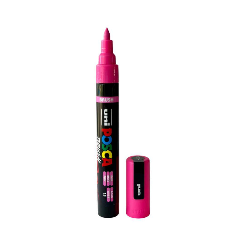 POSCA PC-5BR Paint Marker Medium Brush Tip (All Colours Available)-14