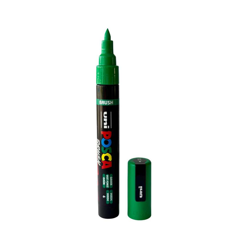 POSCA PC-5BR Paint Marker Medium Brush Tip (All Colours Available)-13