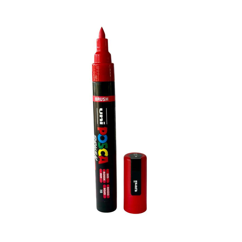 POSCA PC-5BR Paint Marker Medium Brush Tip (All Colours Available)-11