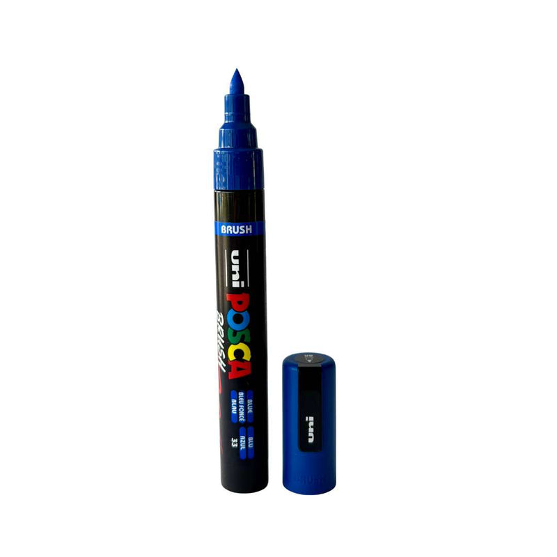POSCA PC-5BR Paint Marker Medium Brush Tip (All Colours Available)-9