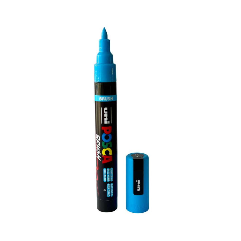 POSCA PC-5BR Paint Marker Medium Brush Tip (All Colours Available)-10