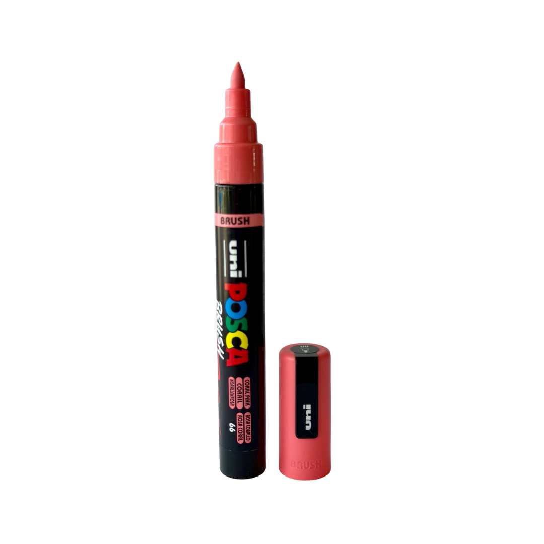 POSCA PC-5BR Paint Marker Medium Brush Tip (All Colours Available)-22