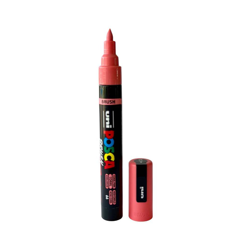POSCA PC-5BR Paint Marker Medium Brush Tip (All Colours Available)-22