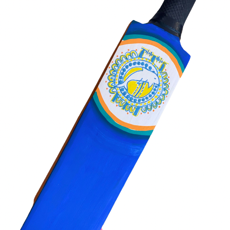 Blank mini cricket bat 38cm, bat with handle and blade