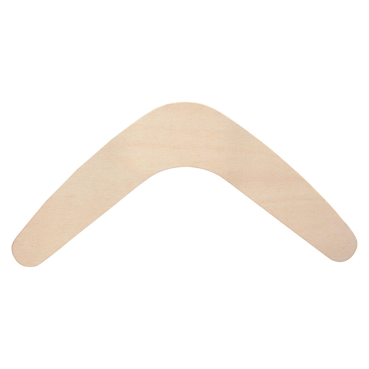 Plywood boomerang blanks pack of 10, ten plain wooden boomerangs for decorating