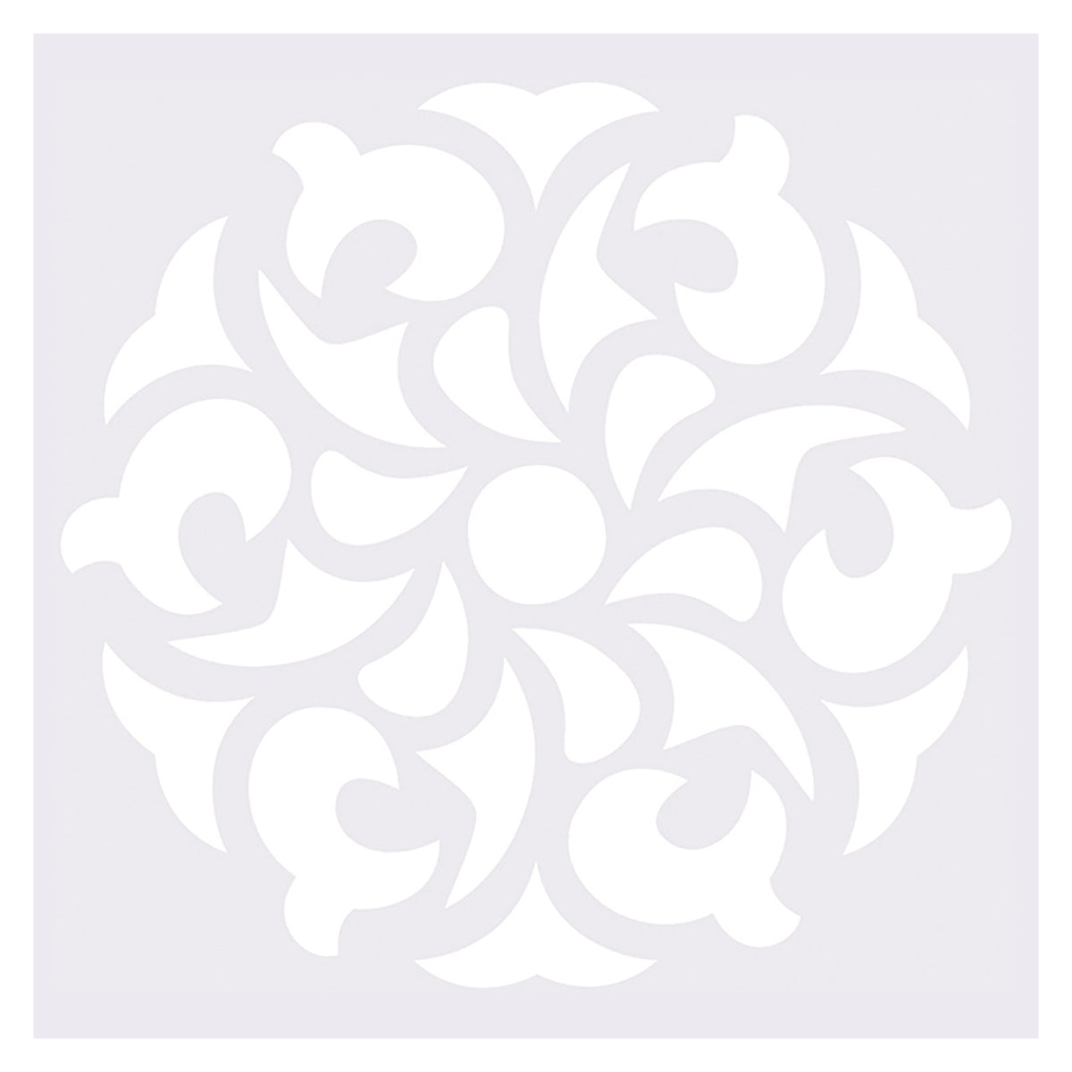 Mandala stencils pack of 6, third stencil design