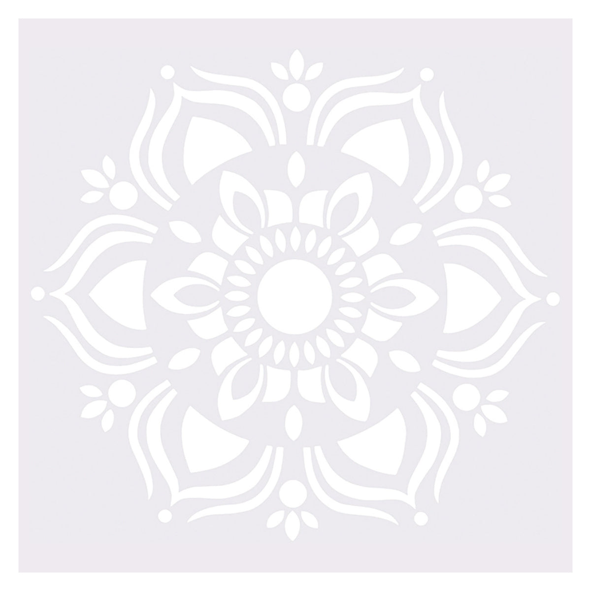 Mandala stencils pack of 6, fourth stencil design