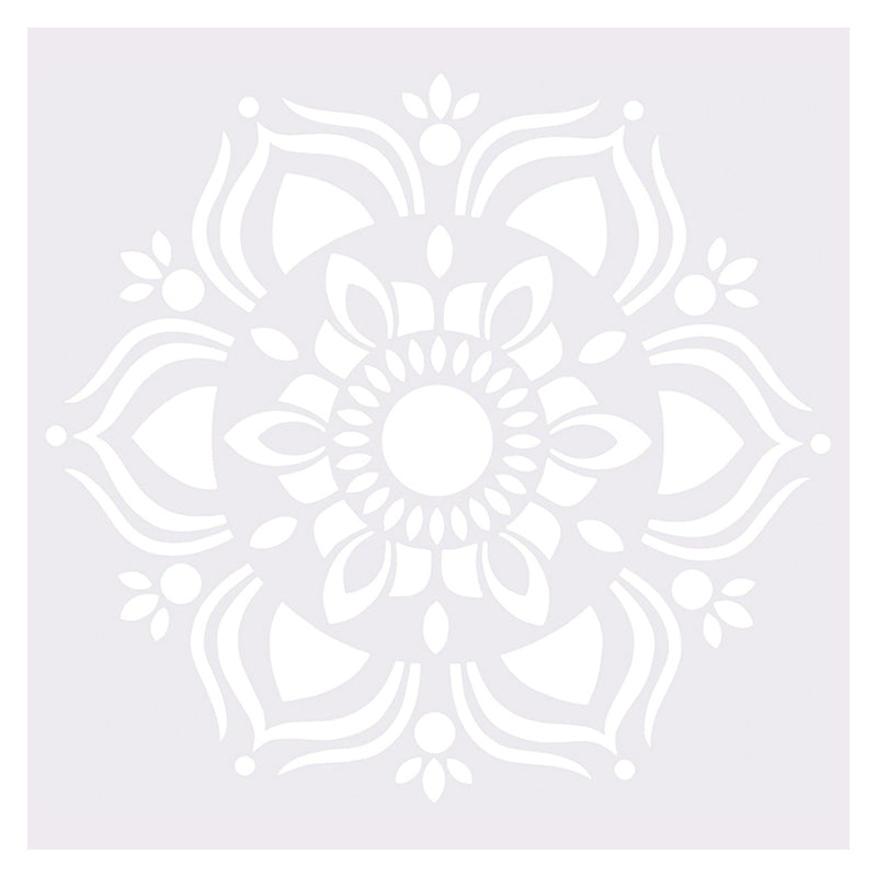 Mandala stencils pack of 6, fourth stencil design