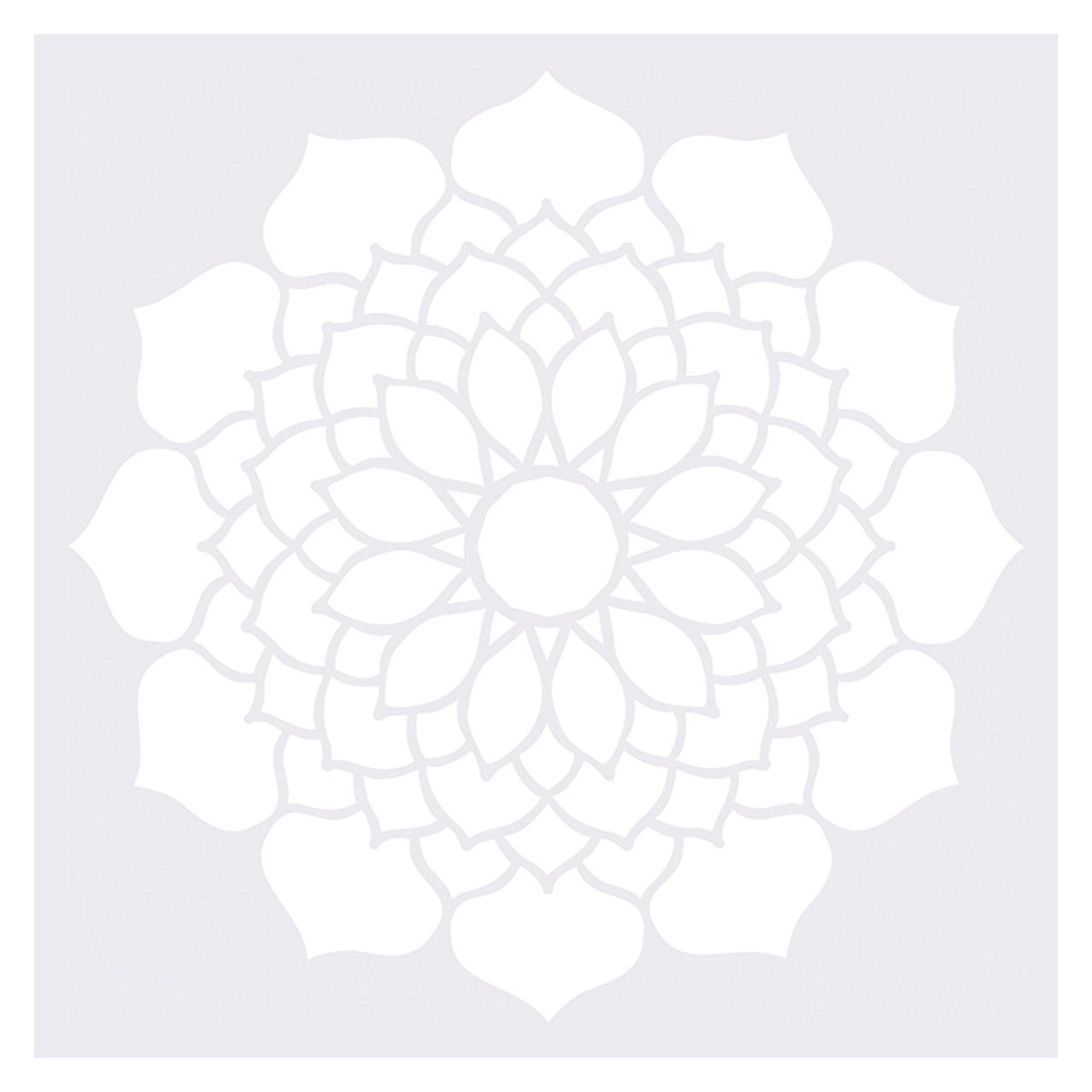 Mandala stencils pack of 6, fifth stencil design