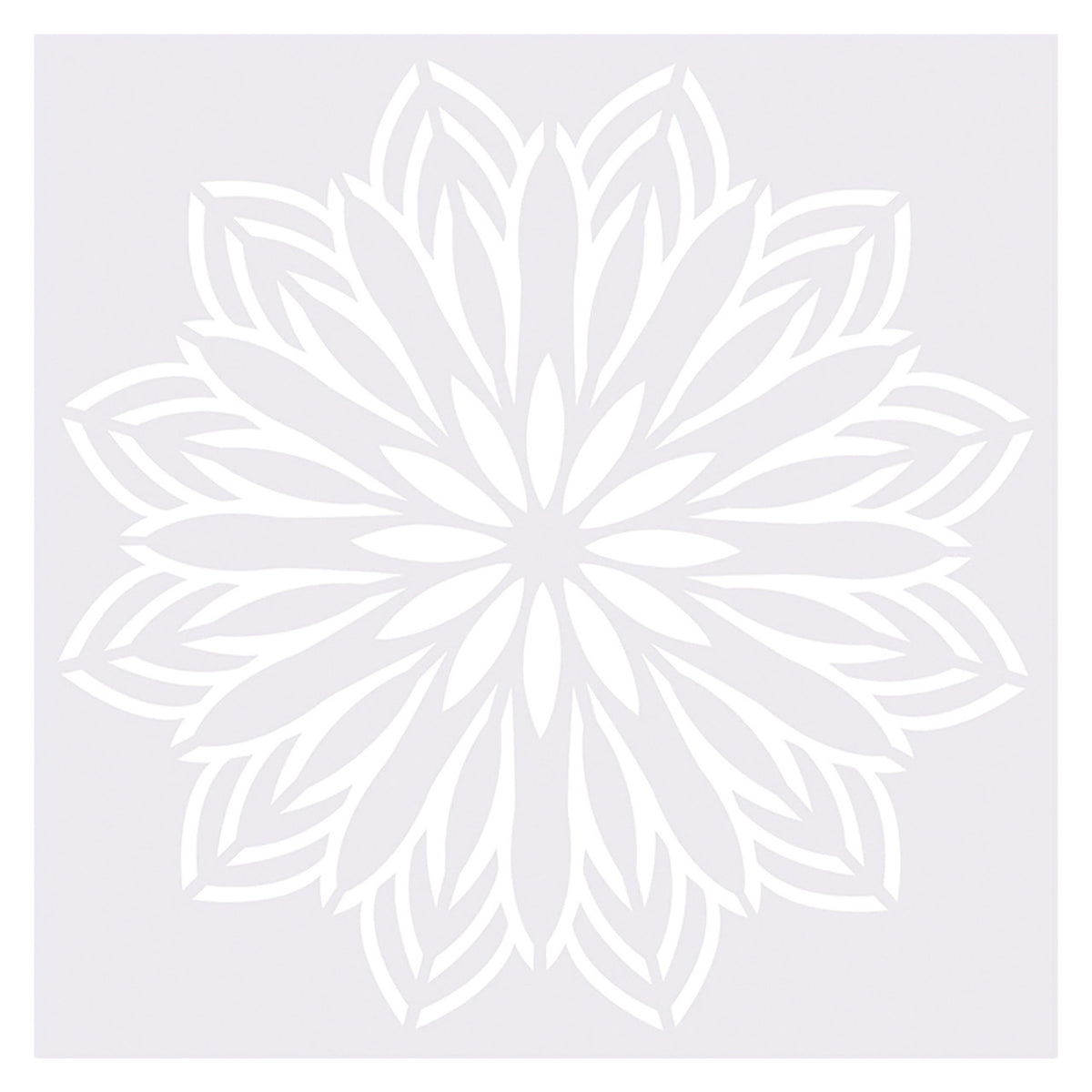 Mandala stencils pack of 6, sixth stencil design