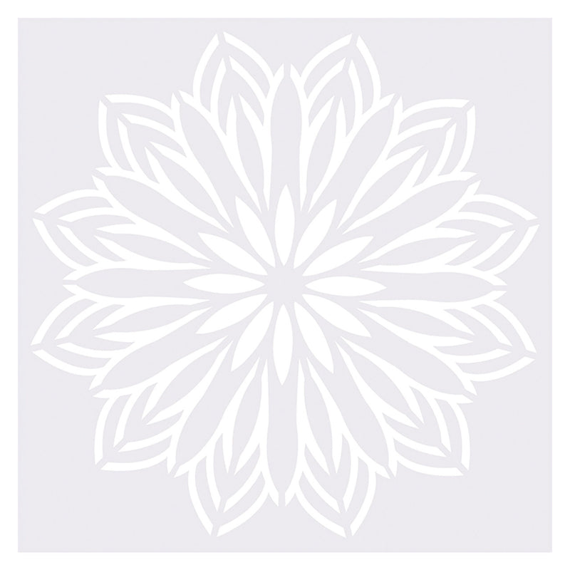 Mandala stencils pack of 6, sixth stencil design