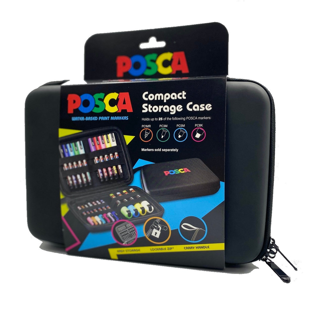 POSCA small storage case shown with markers stored inside