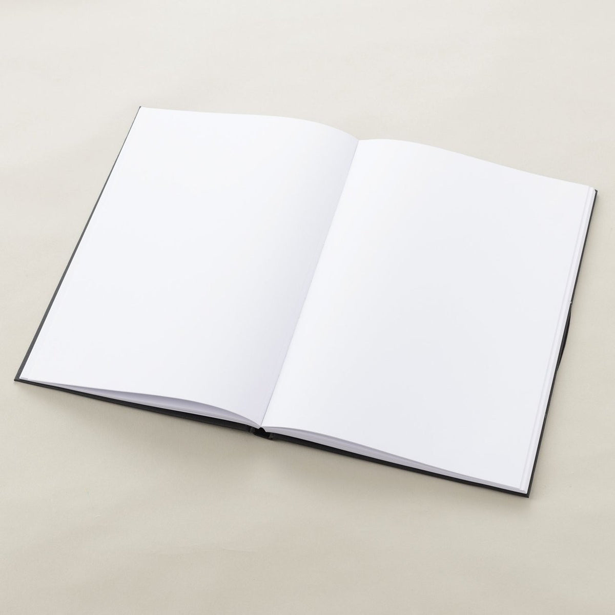 Derwent Academy Hardcover Visual Art Diary A3 portrait 128 pages, open to blank cartridge paper