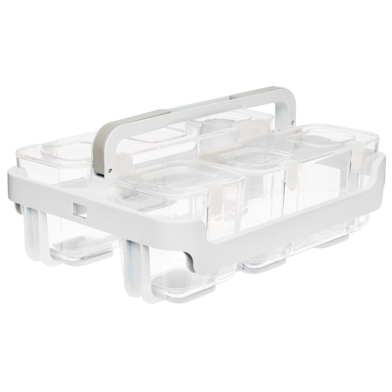 Deflecto stackable caddy organiser 29003CR with three removable bins