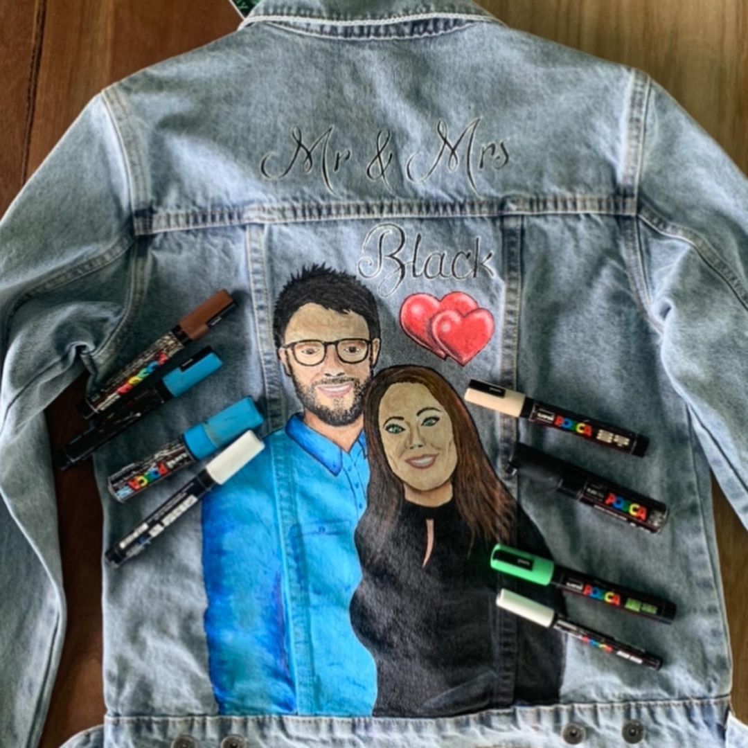 Denim on Posca created by @jeremy_ievins